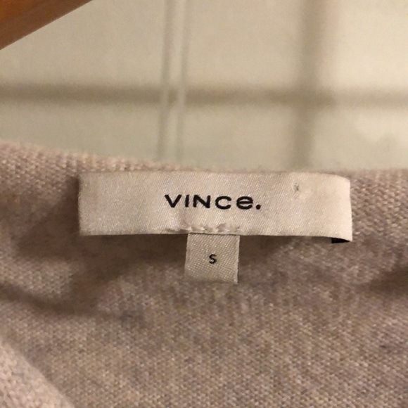 [VINCE] Wool and Cashmere Cross Front Hoodie Sweater - Picture 3 of 12